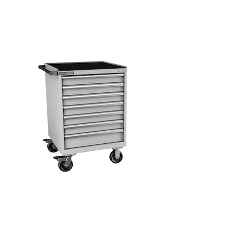 Champion Tool Storage Tool Cabinet, 7 Drawer, Light Gray, 28-1/4 in W x 28-1/2 in D x 43-1/4 in H, S15000701ILMB8S1RT-LG S15000701ILMB8S1RT-LG